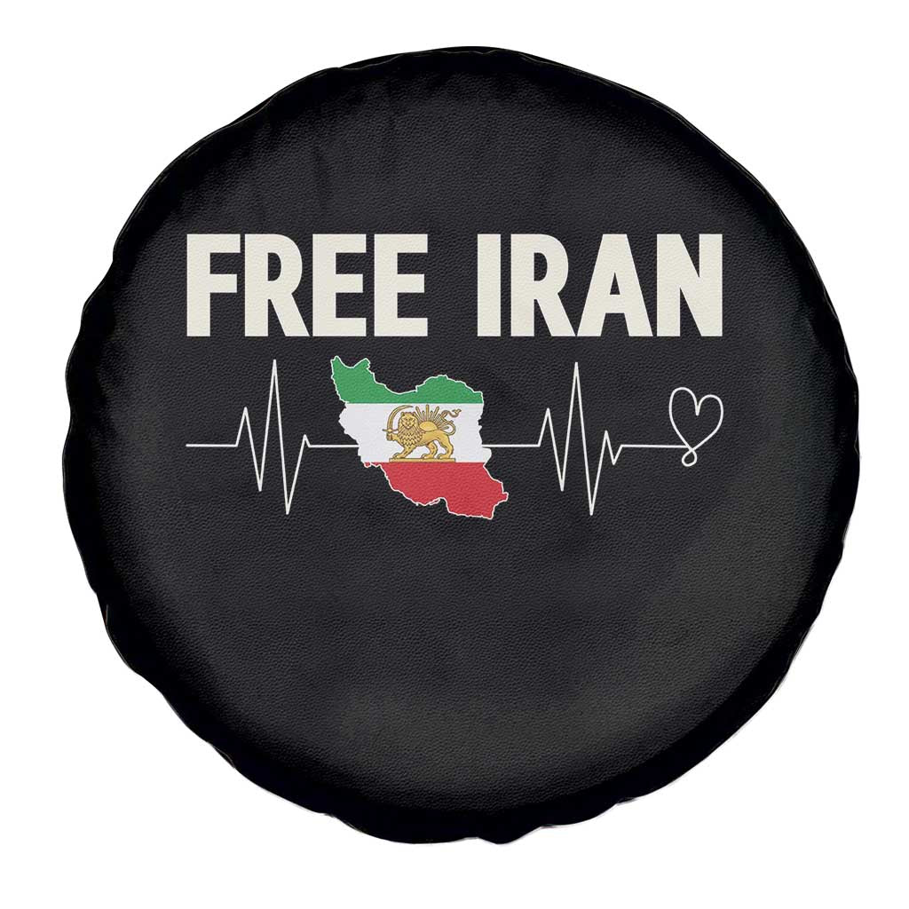 Free Iran Flag Spare Tire Cover Support Iranian Freedom TS14 Print Your Wear