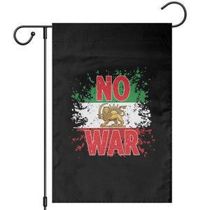 Free Iran Flag Garden Flag No War Support Iranian Freedom TS14 Black Print Your Wear