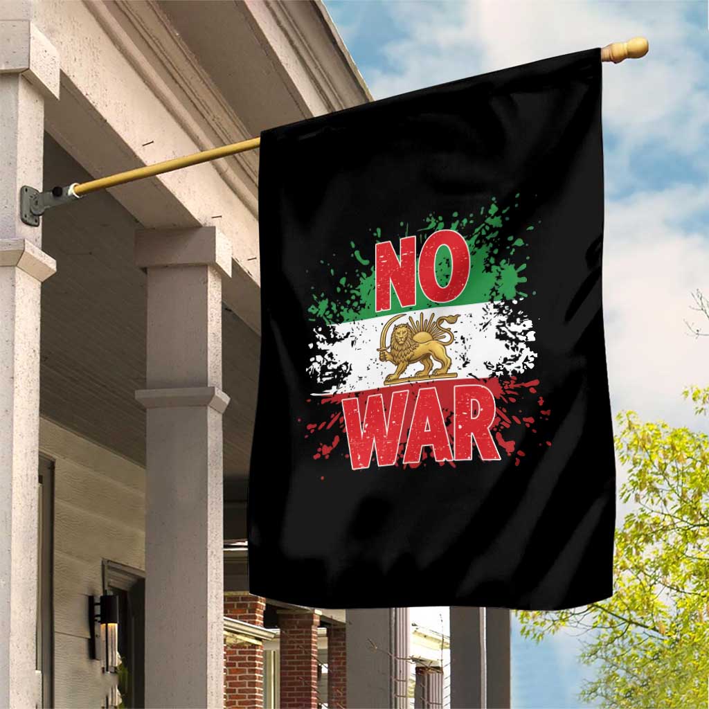 Free Iran Flag Garden Flag No War Support Iranian Freedom TS14 Print Your Wear