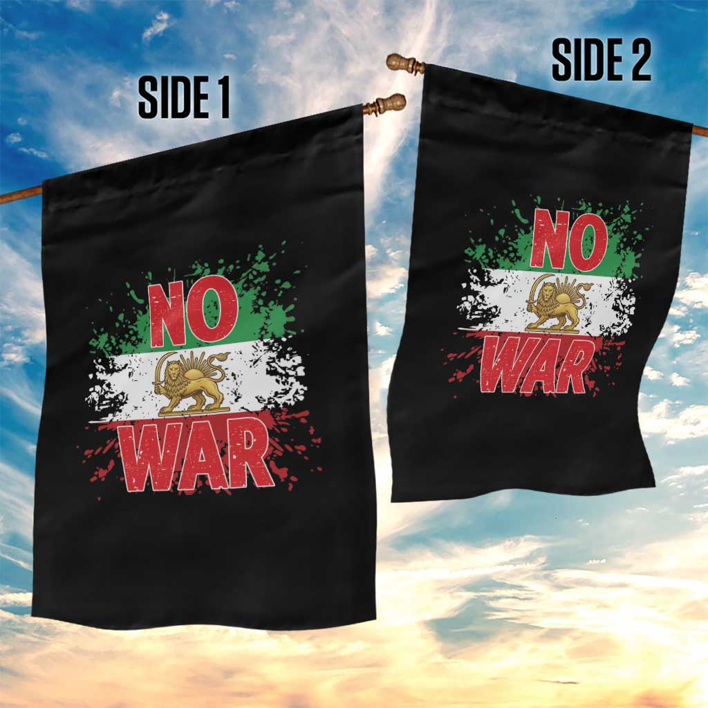 Free Iran Flag Garden Flag No War Support Iranian Freedom TS14 Print Your Wear
