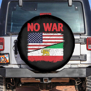 Free Iran Spare Tire Cover No War Peace American Iran Unity TS14 No hole Black Print Your Wear