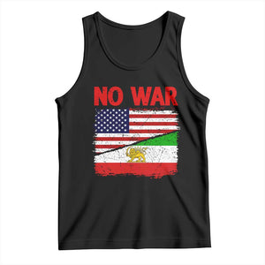 Free Iran Tank Top No War Peace American Iran Unity TS14 Black Print Your Wear
