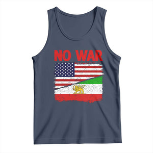 Free Iran Tank Top No War Peace American Iran Unity TS14 Navy Print Your Wear