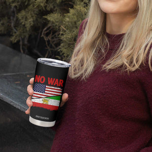 Free Iran Tumbler Cup No War Peace American Iran Unity TS14 Print Your Wear