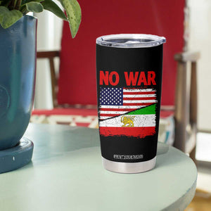 Free Iran Tumbler Cup No War Peace American Iran Unity TS14 Print Your Wear