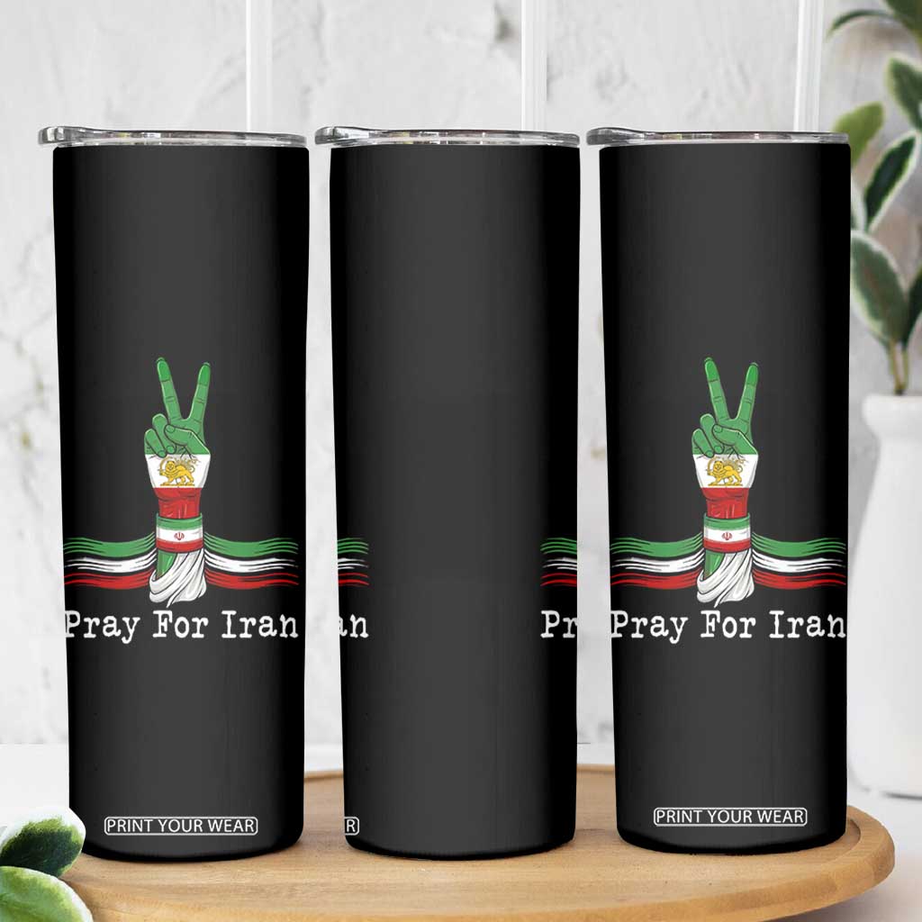 Free Iran Support Skinny Tumbler Pray For Iran TS14 Print Your Wear