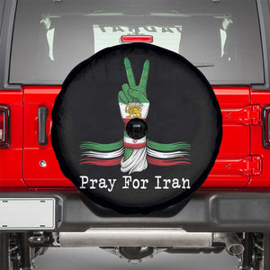 Free Iran Support Spare Tire Cover Pray For Iran TS14 Black Print Your Wear