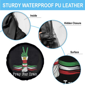 Free Iran Support Spare Tire Cover Pray For Iran TS14 Print Your Wear