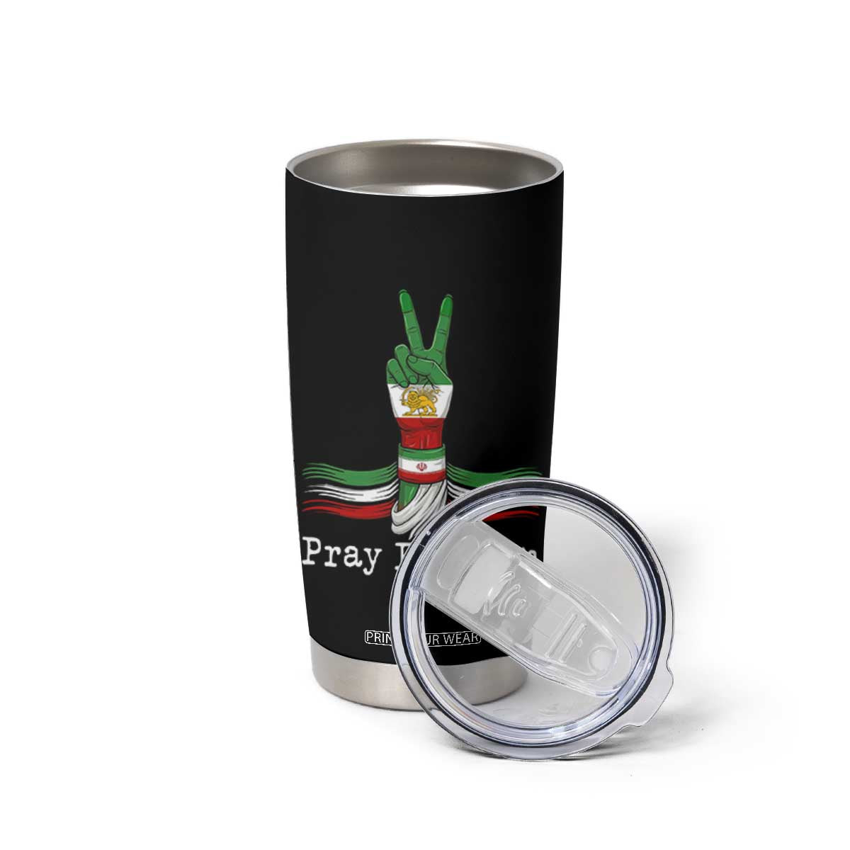 Free Iran Support Tumbler Cup Pray For Iran TS14 Print Your Wear