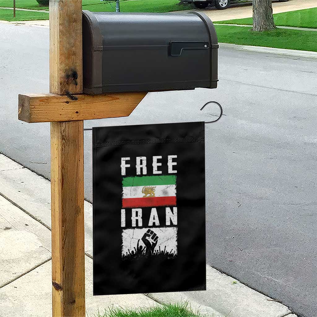 Free Iran Garden Flag Support Iranian Freedom TS14 Print Your Wear