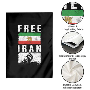 Free Iran Garden Flag Support Iranian Freedom TS14 Print Your Wear