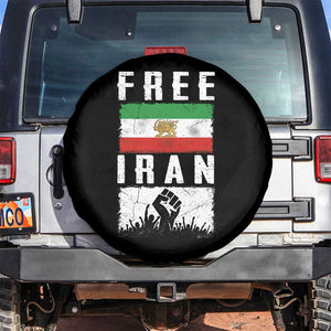 Free Iran Spare Tire Cover Support Iranian Freedom TS14 No hole Black Print Your Wear