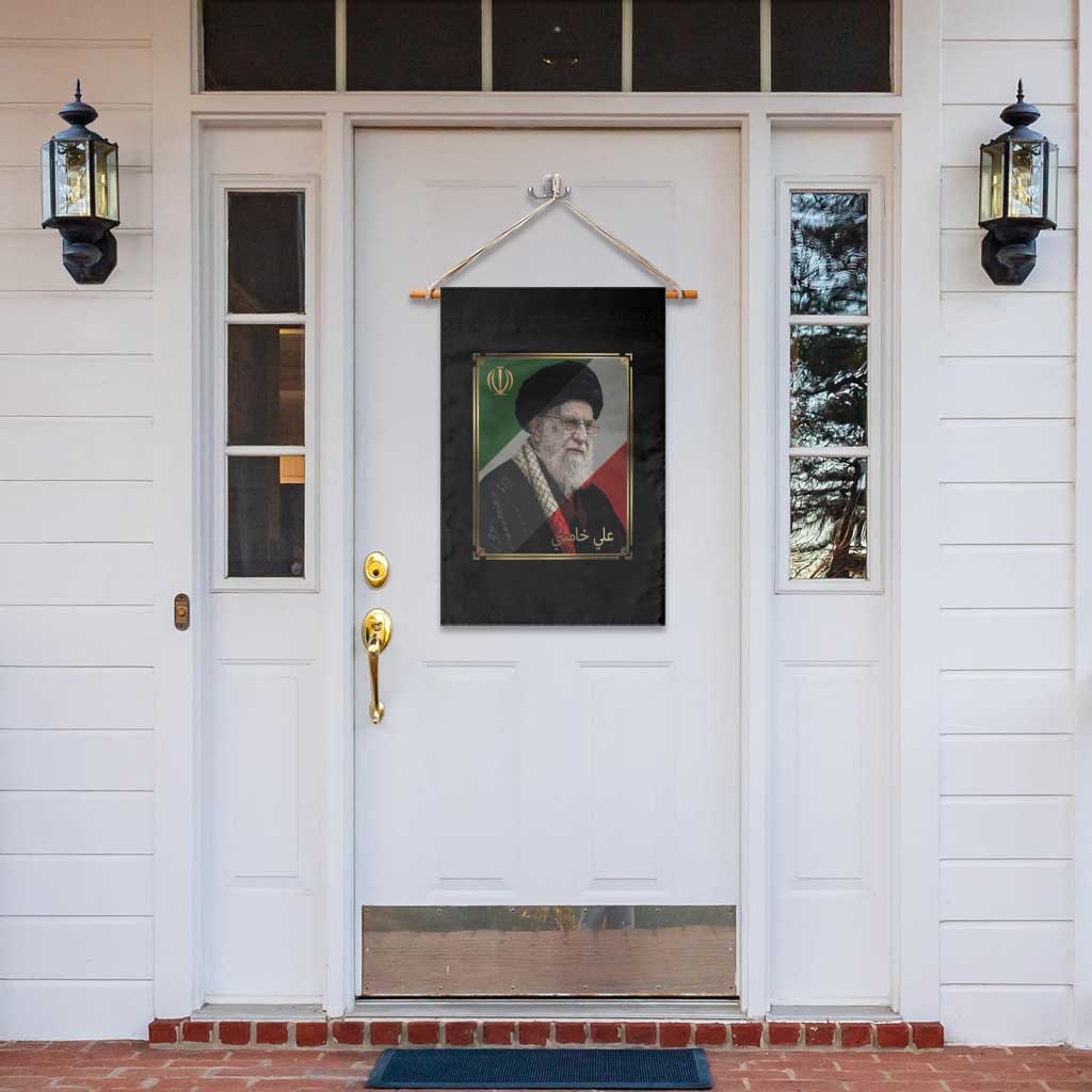 Ali Khamenei Memorial Tribute Portrait Garden Flag TS14 Print Your Wear