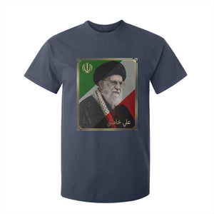 Ali Khamenei Memorial Tribute Portrait T Shirt For Kid TS14 Navy Print Your Wear