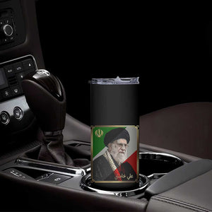 Ali Khamenei Memorial Tribute Portrait Skinny Tumbler TS14 Print Your Wear
