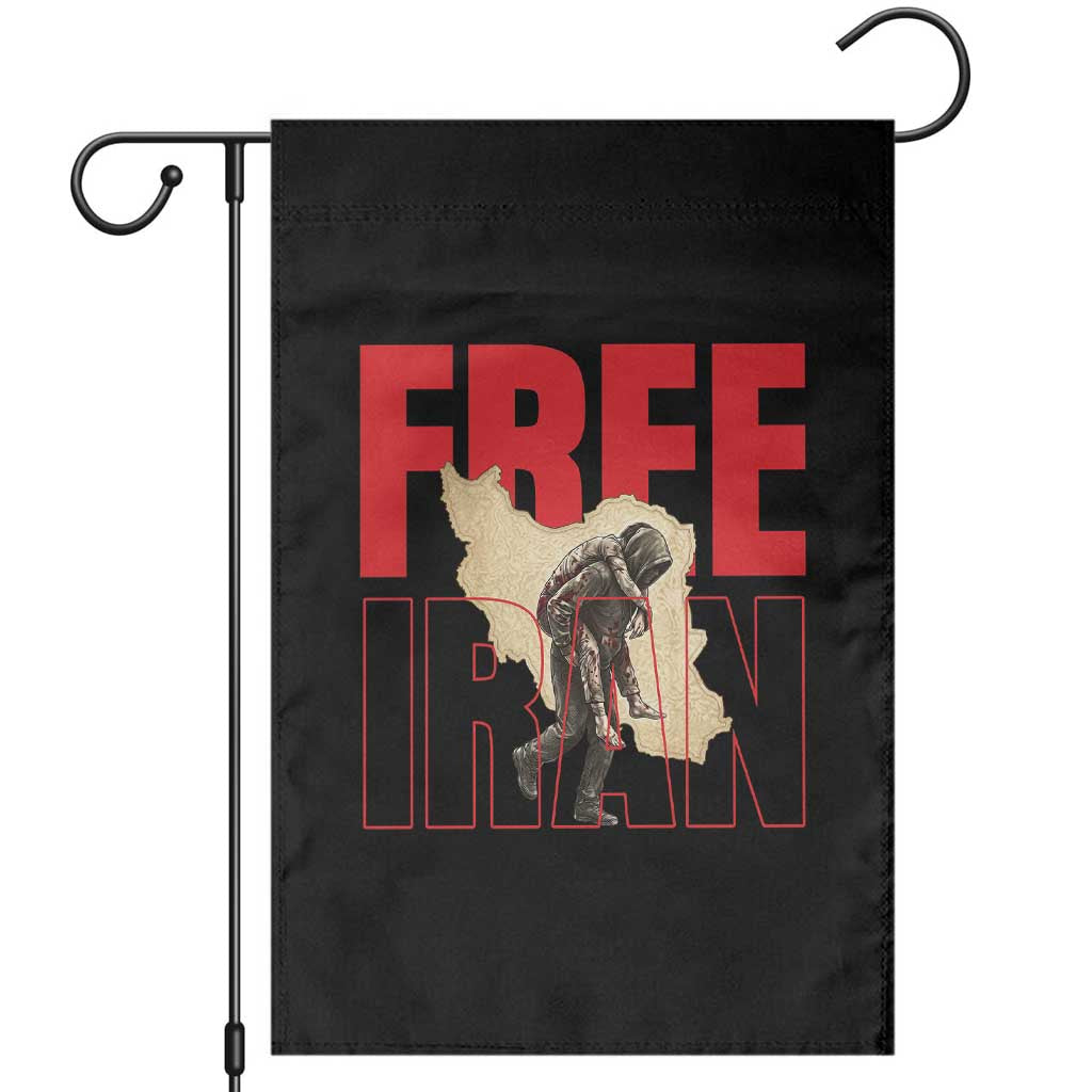Free Iran Garden Flag Iranian Freedom Memorial Hamid Mahdavi Tribute TS14 Black Print Your Wear