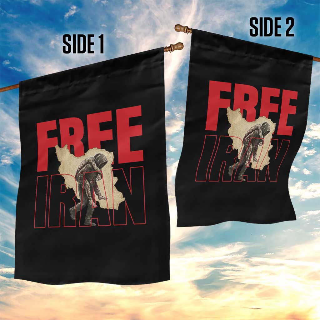 Free Iran Garden Flag Iranian Freedom Memorial Hamid Mahdavi Tribute TS14 Print Your Wear