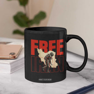 Free Iran Coffee Mug Iranian Freedom Memorial Hamid Mahdavi Tribute TS14 Print Your Wear