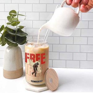 Free Iran Glass Can Iranian Freedom Memorial Hamid Mahdavi Tribute TS14 Print Your Wear