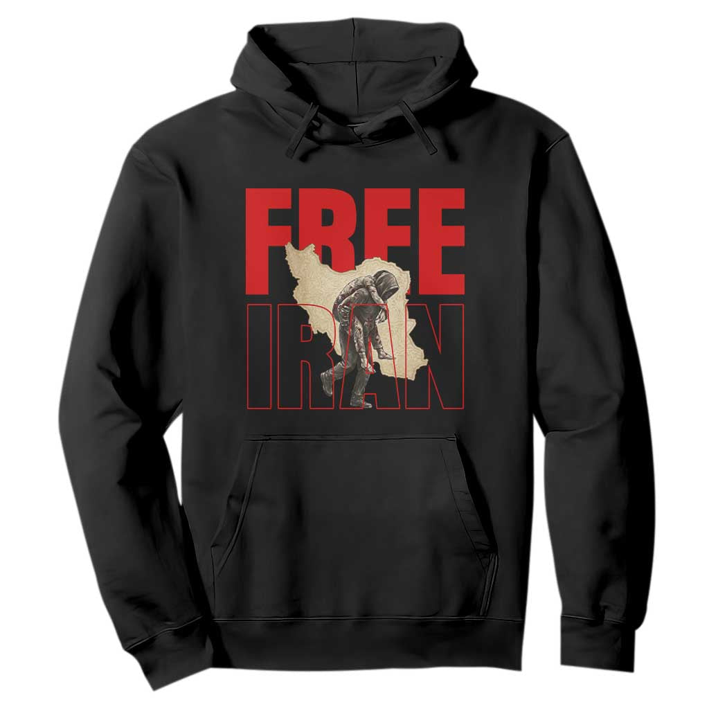 Free Iran Hoodie Iranian Freedom Memorial Hamid Mahdavi Tribute TS14 Black Print Your Wear