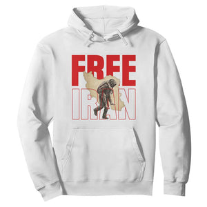 Free Iran Hoodie Iranian Freedom Memorial Hamid Mahdavi Tribute TS14 White Print Your Wear