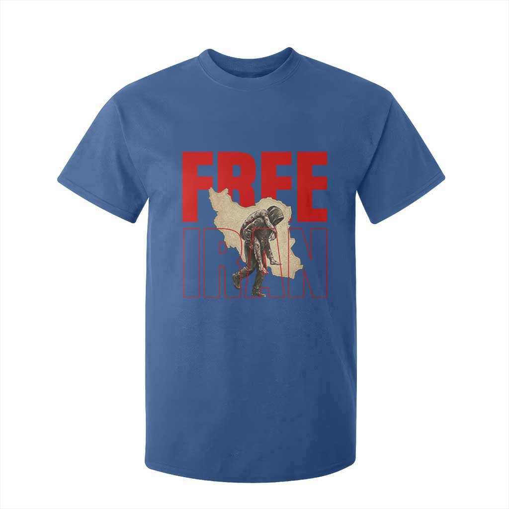 Free Iran T Shirt For Kid Iranian Freedom Memorial Hamid Mahdavi Tribute TS14 Royal Blue Print Your Wear