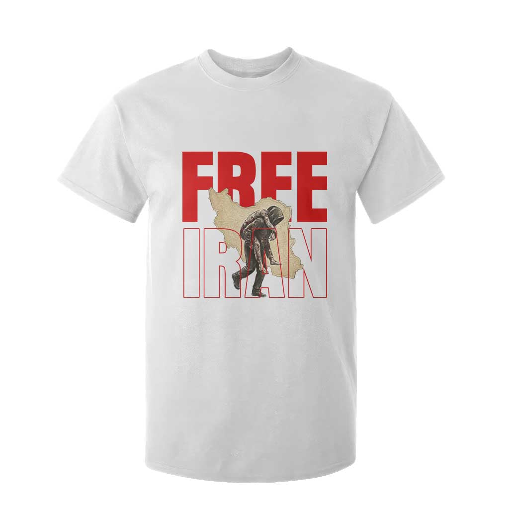 Free Iran T Shirt For Kid Iranian Freedom Memorial Hamid Mahdavi Tribute TS14 White Print Your Wear