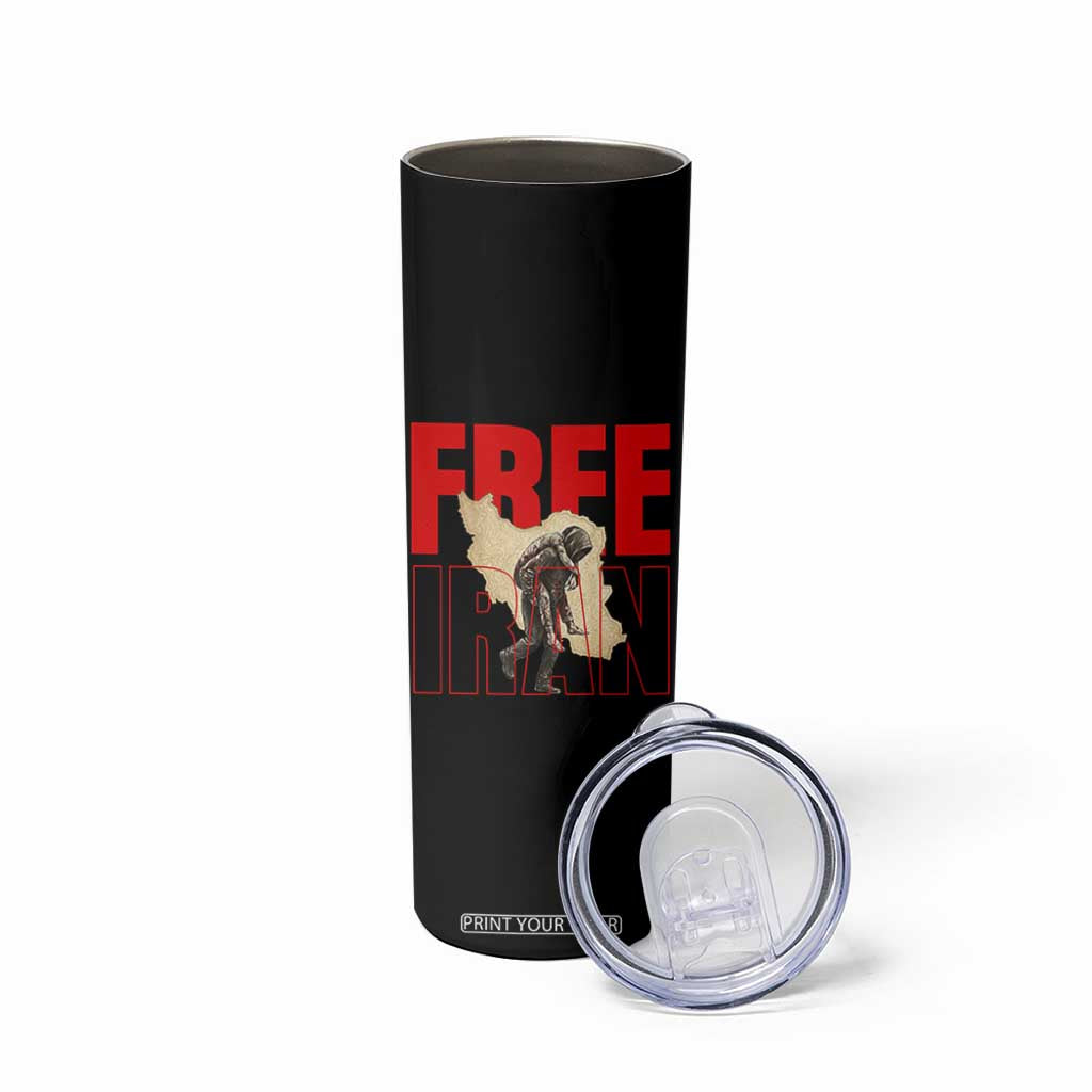 Free Iran Skinny Tumbler Iranian Freedom Memorial Hamid Mahdavi Tribute TS14 Print Your Wear