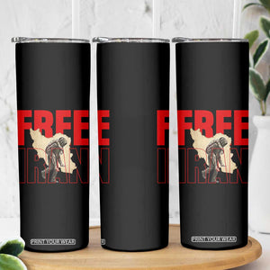 Free Iran Skinny Tumbler Iranian Freedom Memorial Hamid Mahdavi Tribute TS14 Print Your Wear