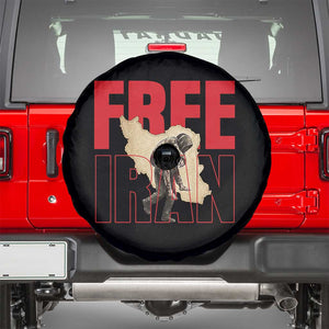 Free Iran Spare Tire Cover Iranian Freedom Memorial Hamid Mahdavi Tribute TS14 Black Print Your Wear