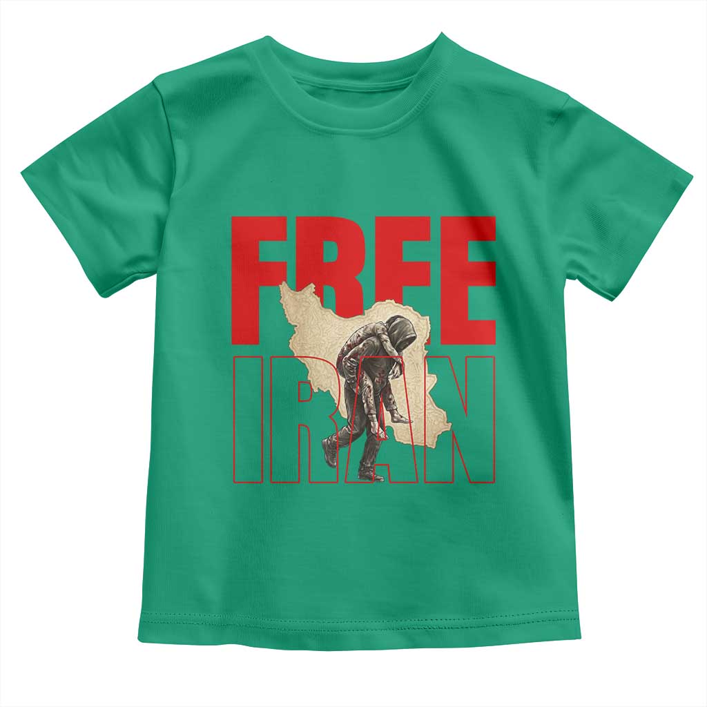Free Iran Toddler T Shirt Iranian Freedom Memorial Hamid Mahdavi Tribute TS14 Irish Green Print Your Wear