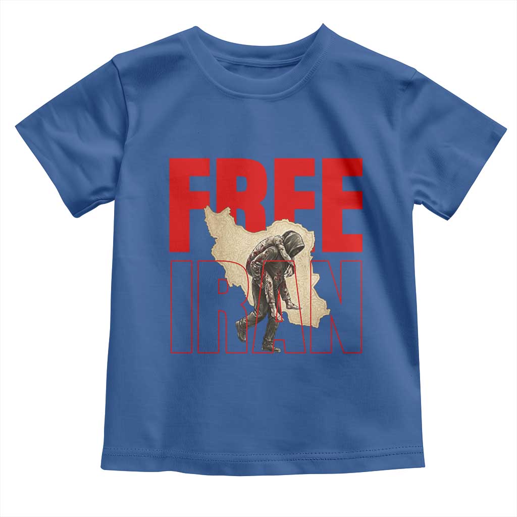 Free Iran Toddler T Shirt Iranian Freedom Memorial Hamid Mahdavi Tribute TS14 Royal Blue Print Your Wear