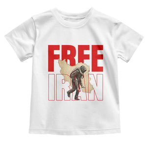 Free Iran Toddler T Shirt Iranian Freedom Memorial Hamid Mahdavi Tribute TS14 White Print Your Wear