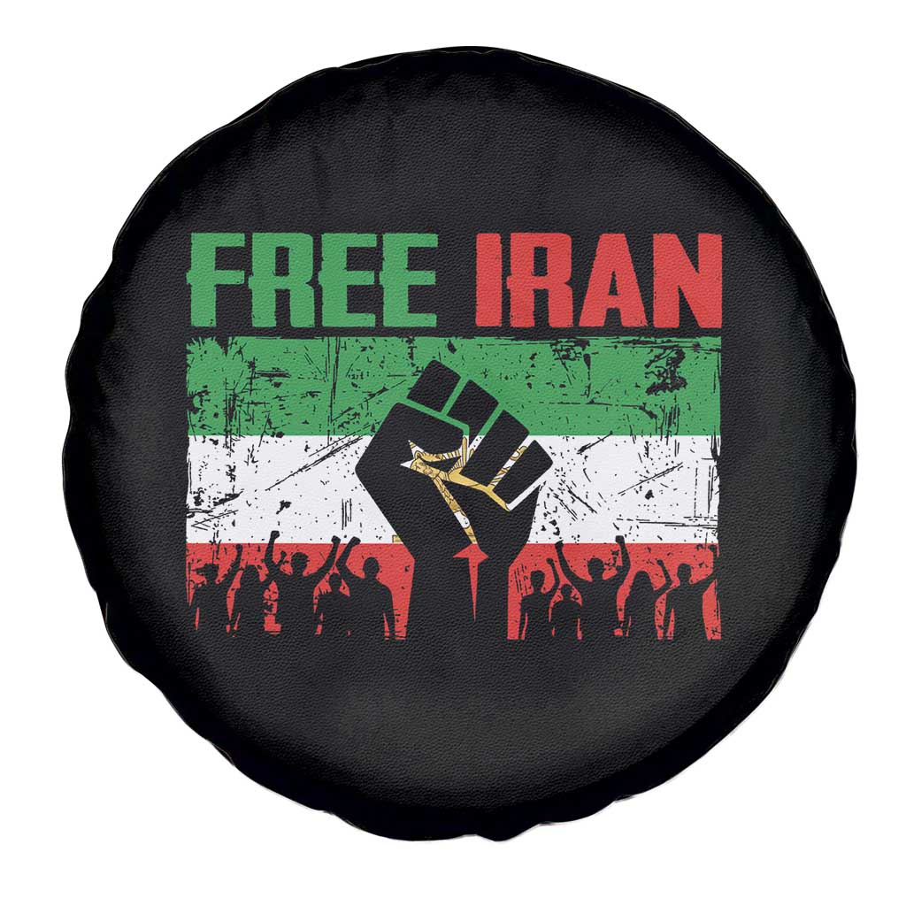 Free Iran Flag Spare Tire Cover Support Iranian Freedom No War TS14 Print Your Wear