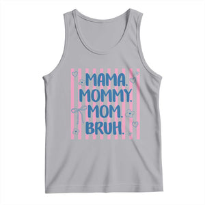 Mama Mommy Mom Bruh Tank Top Funny Mom Life TS14 Athletic Heather Print Your Wear