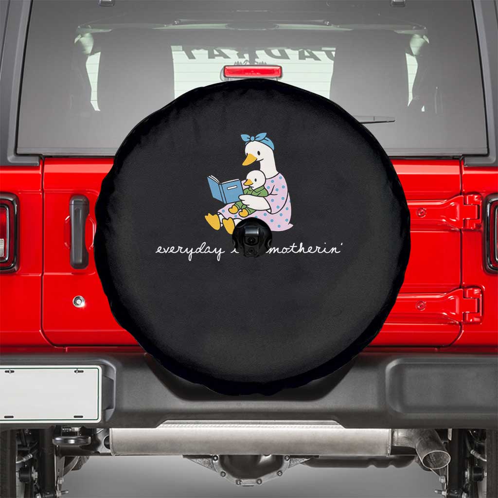 Everyday I'm Motherin Spare Tire Cover Funny Goose Mom Mother Day Gifts TS14 Black Print Your Wear