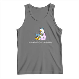 Everyday I'm Motherin Tank Top Funny Goose Mom Mother Day Gifts TS14 Black Heather Print Your Wear