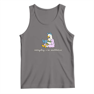 Everyday I'm Motherin Tank Top Funny Goose Mom Mother Day Gifts TS14 Deep Heather Print Your Wear