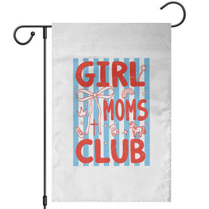 Girl Mom Club Garden Flag Pregnancy Announcement First Time Mother's Day TS14 White Print Your Wear