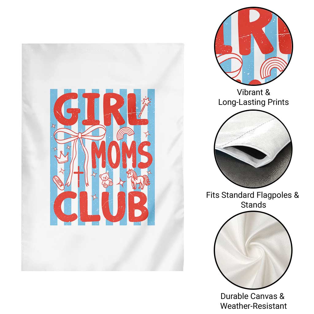 Girl Mom Club Garden Flag Pregnancy Announcement First Time Mother's Day TS14 Print Your Wear