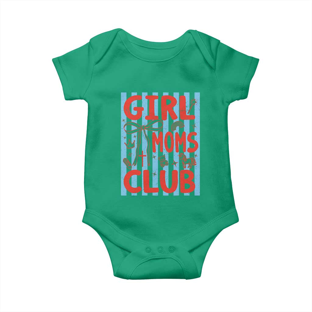 Girl Mom Club Baby Onesie Pregnancy Announcement First Time Mother's Day TS14 Irish Green Print Your Wear