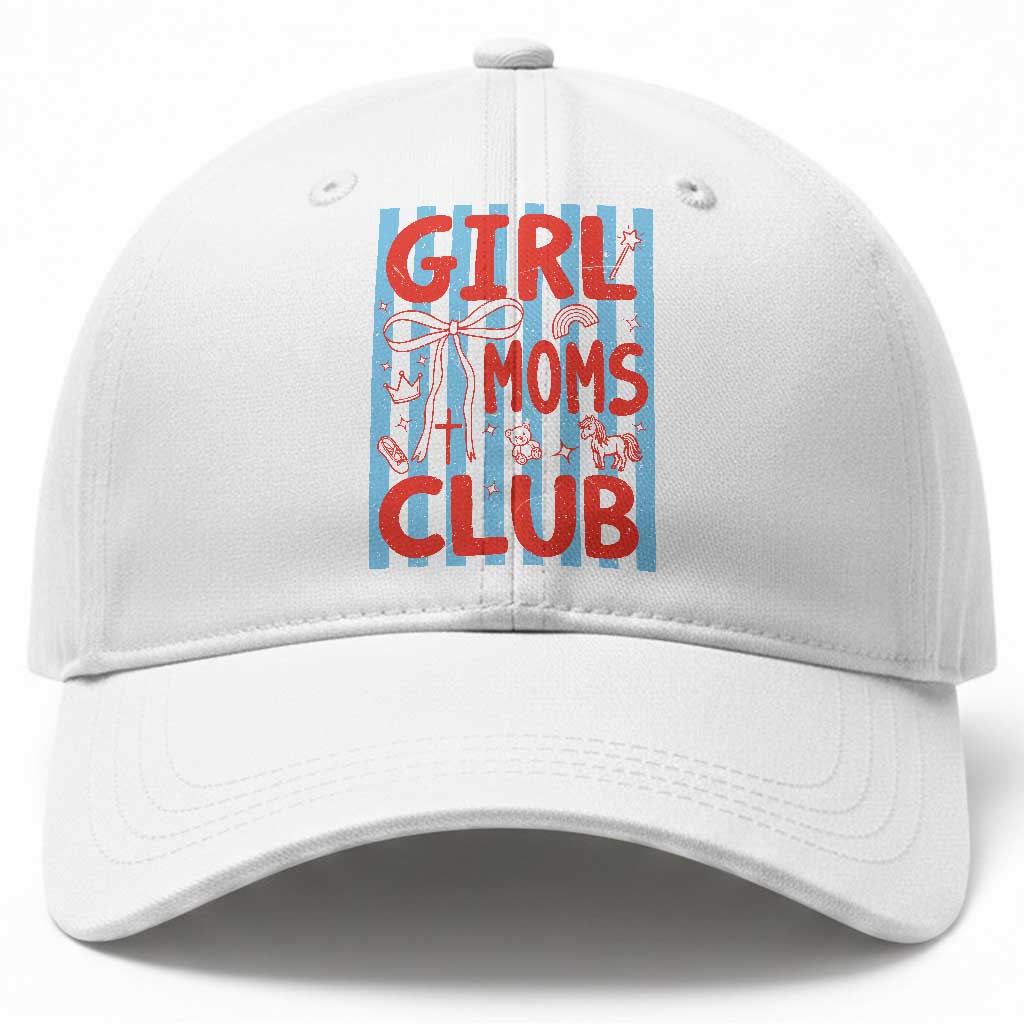 Girl Mom Club Baseball Cap Pregnancy Announcement First Time Mother's Day TS14 Print Your Wear