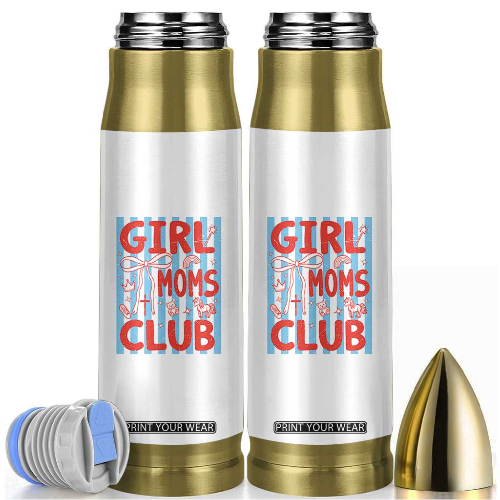 Girl Mom Club Bullet Tumbler Pregnancy Announcement First Time Mother's Day TS14 White Print Your Wear