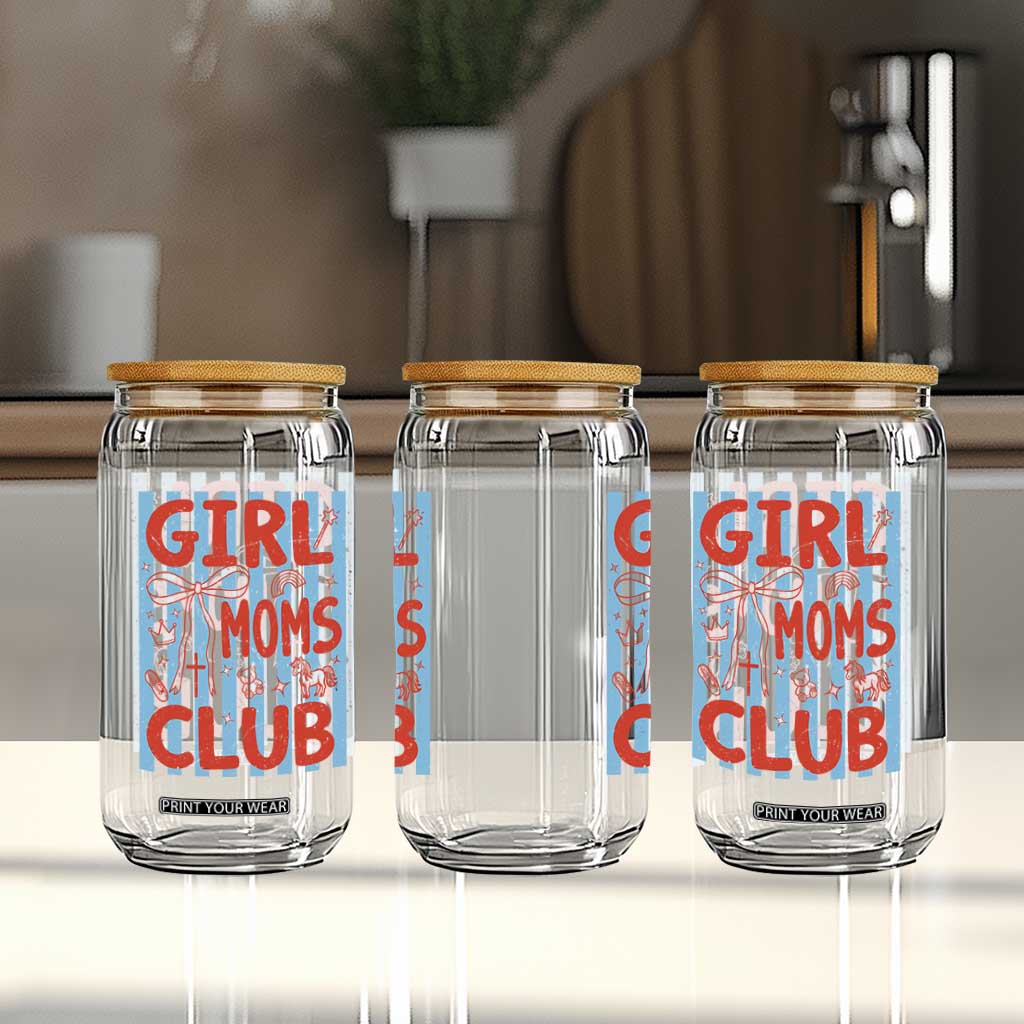 Girl Mom Club Glass Can Pregnancy Announcement First Time Mother's Day TS14 Print Your Wear