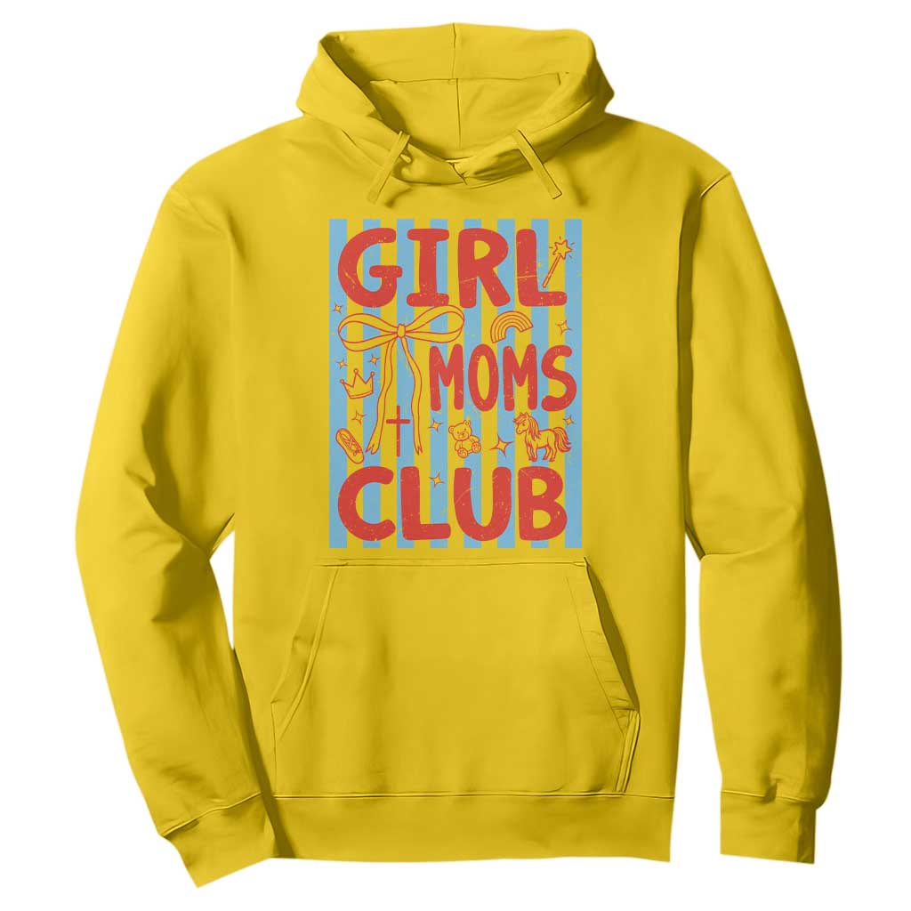 Girl Mom Club Hoodie Pregnancy Announcement First Time Mother's Day TS14 Daisy Print Your Wear