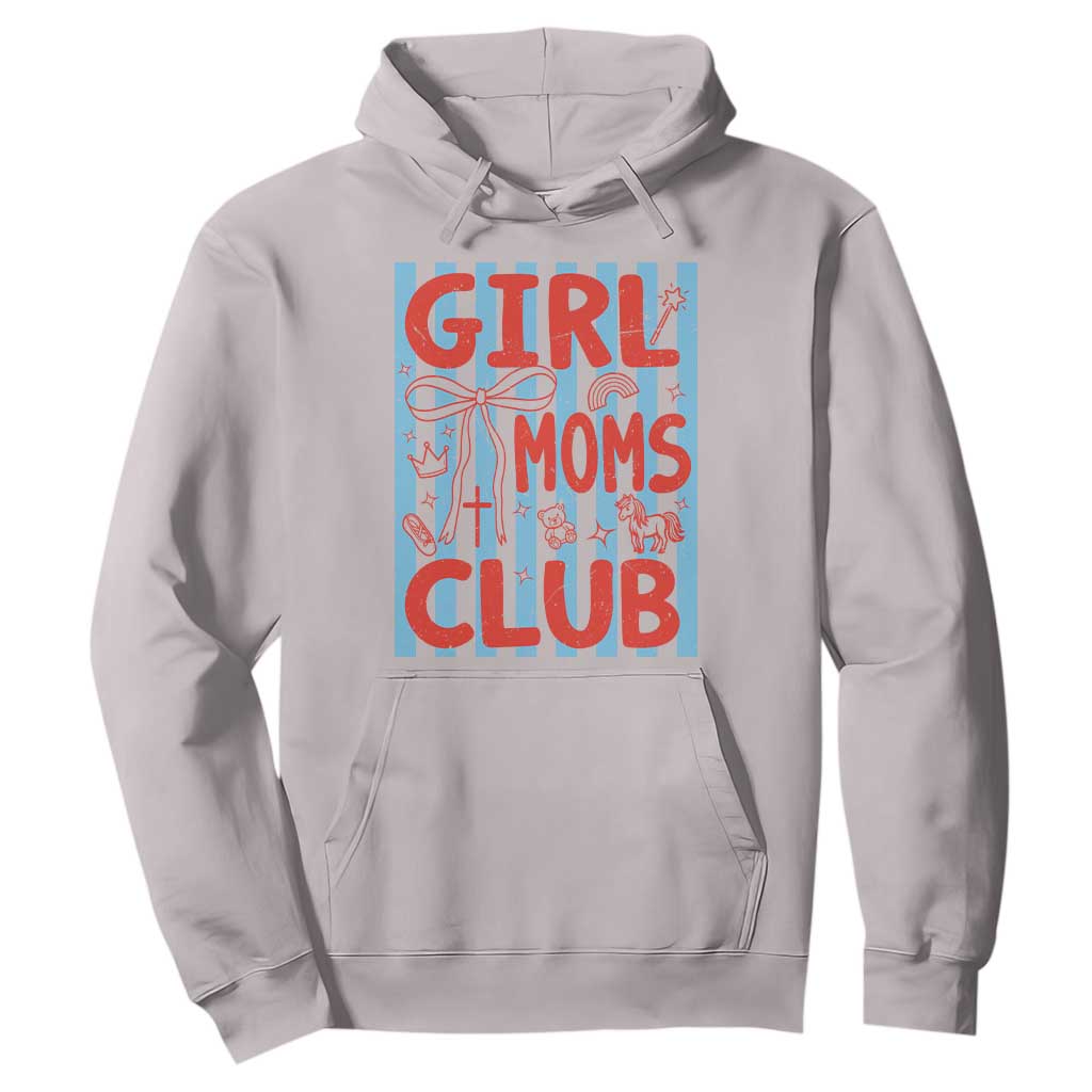 Girl Mom Club Hoodie Pregnancy Announcement First Time Mother's Day TS14 Ice Gray Print Your Wear