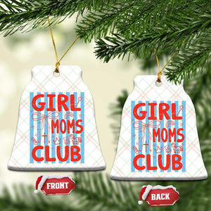 Girl Mom Club Ceramic Ornament Pregnancy Announcement First Time Mother's Day TS14 Print Your Wear