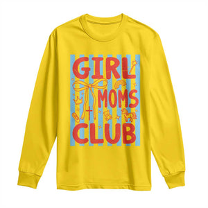 Girl Mom Club Long Sleeve Shirt Pregnancy Announcement First Time Mother's Day TS14 Daisy Print Your Wear