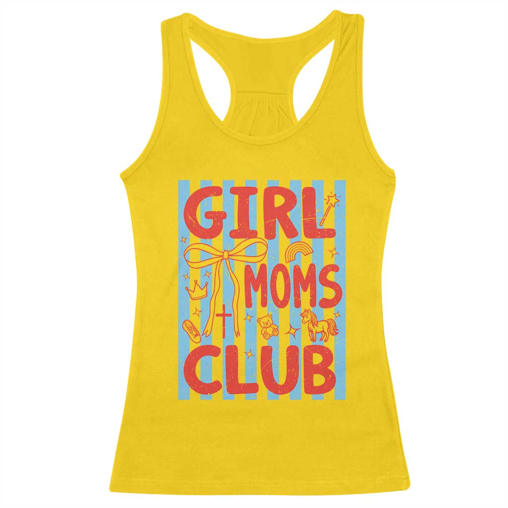 Girl Mom Club Racerback Tank Top Pregnancy Announcement First Time Mother's Day TS14 Daisy Print Your Wear