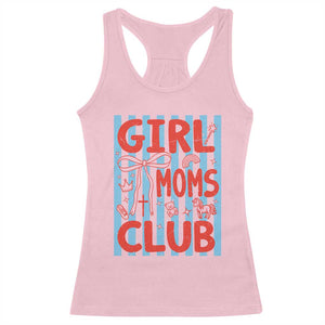 Girl Mom Club Racerback Tank Top Pregnancy Announcement First Time Mother's Day TS14 Light Pink Print Your Wear